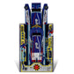 FLAT 2 FAST Blue 62 Card Racer - Pocket-Sized Racecar Toy for Ages 5+ | Load, Launch, Race | Medium Size