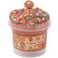 Gingerbread Man Brown Foam Slime - Christmas Stocking Stuffers For Kids, Good Stretchy & Non-Sticky Crunchy Slime Sensory Toys F