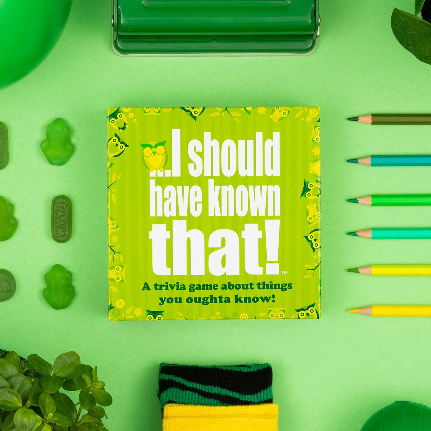 Hygge Games ...I Should Have Known That! Trivia Game Green, More Than 2 Players