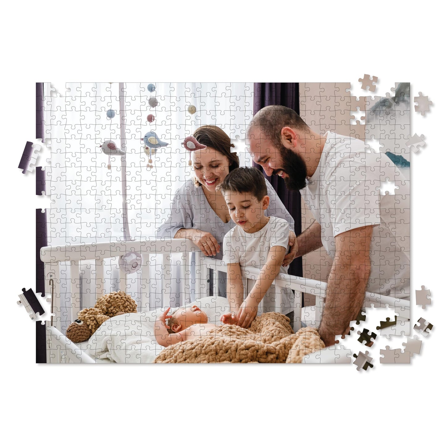 Photo Puzzle, Pet Puzzle, Wedding Puzzle, Family Reunion Puzzle - 500 Piece, Custom Jigsaw Puzzle For Adults (Horizontal) - I See Me!