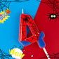 PHD CAKE Spider Theme Number 4 Birthday Candles, 2.76 Inch Wax Cake Toppers for Party Celebrations, Model Spider4