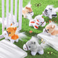 Hungdao 36 Pcs Horse Plush Stuffed Animals Bulk 3.15 Inch Cattle Horse Party Favors Realistic Stuffed Animals Stuffed Mini Plush Pets Toy For Farm Themed Birthday Party Gift Keychain