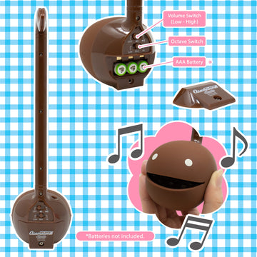 Otamatone Japanese Electronic Musical Instrument Portable Music Synthesizer from Japan by Maywa Denki Studio Award Winning  Educational Fun Gift for Children Teen mature-themed - Chocolate Strawberry Mint Set