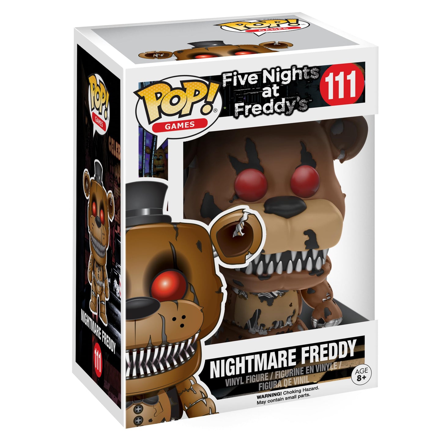 Funko Nightmare Freddy Toy Figure - Vinyl, Multicolor, Standard Size, Model 11064