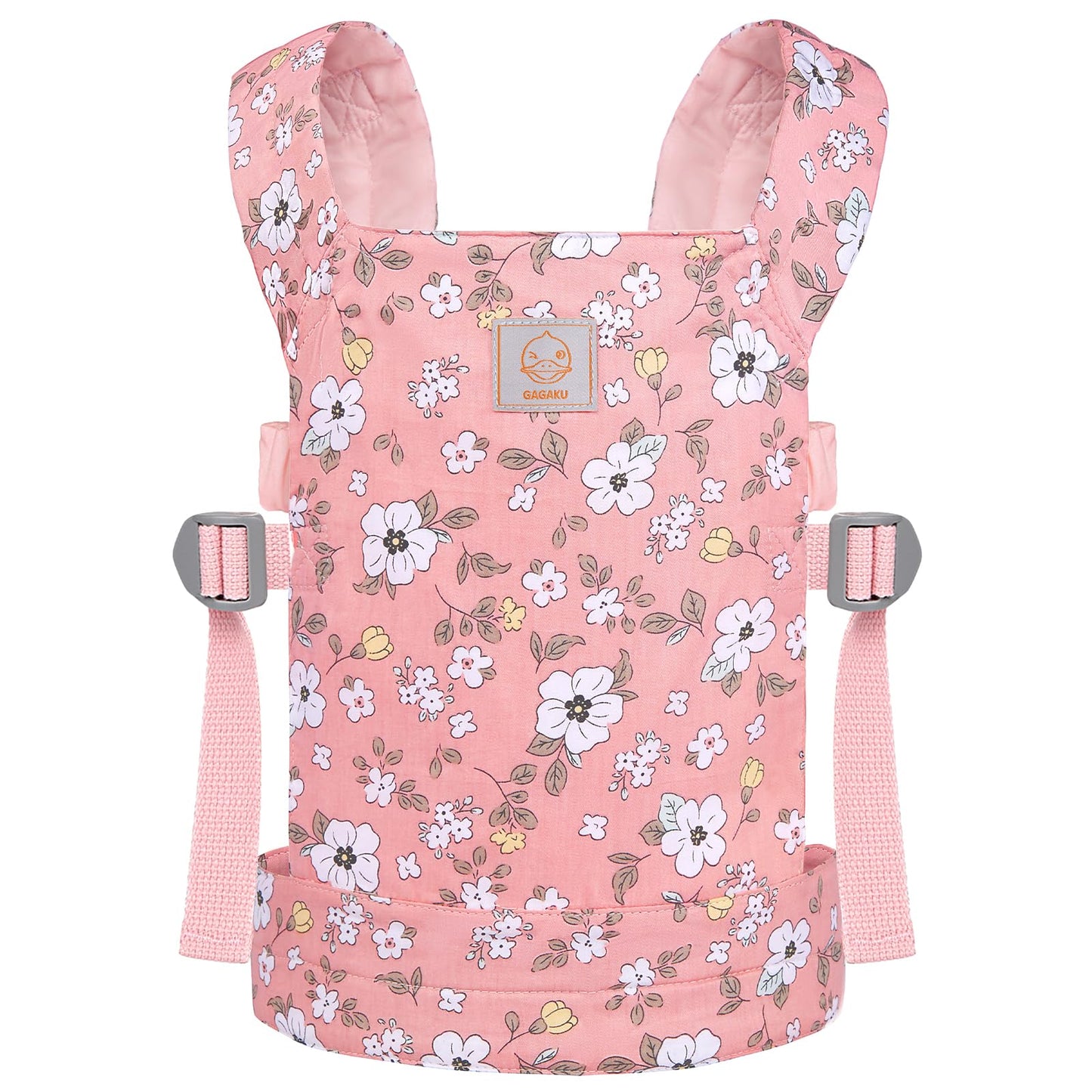 Gagaku Baby Doll Carrier, Doll Carrier For Little Girls, Toy Baby Carrier For Dolls Kids, Baby Doll Carrier For Toddlers, Reborn Baby Doll Accessories - Pink - Anemone Flowers