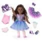 American Girl, Truly Me #127 Doll & Dance All Day Set, with Hazel Eyes, Curly DarkBrown Hair, Very Deep Skin, Ages 6+
