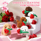 Liliful 20 Pcs Valentine'S Day Plush Gift Animals Small Stuffed Plush Animals Bulk For Birthday Valentine Party Favors(Classic C