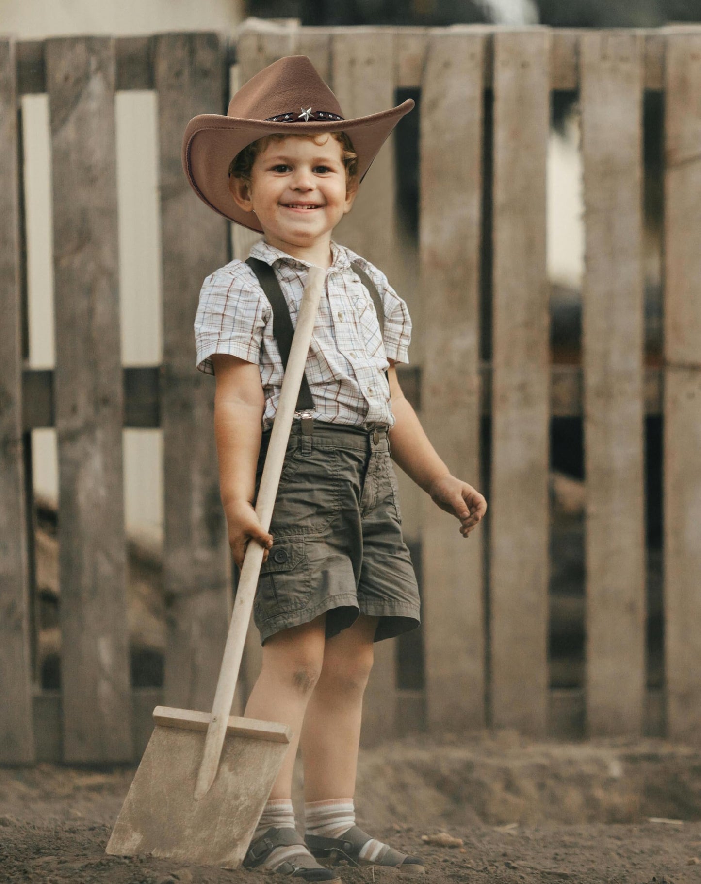 Jastore Kids Wide Brim Western Cowboy Cowgirl Hat Boys Girls Felt Jazz Fedora Hats Dress Up Costume(US, Age, 6 Years, 12 Years,