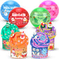 Joytry Christmas Stocking Stuffers  4 Pack Butter Slime Balls Kit for Kids  Surprise Christmas Slime Gift with Cute Polar Bear Add-ins  Vibrant Colors  Non-Sticky Stress Relief Toy for Girls Boys