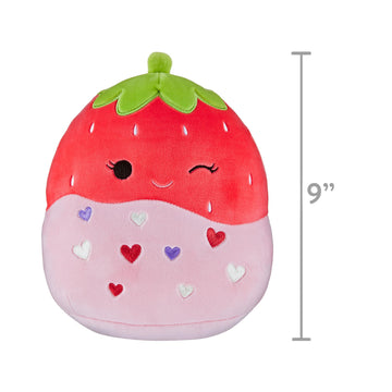 Squishmallows 8'' Scarlet The Strawberry Valentine'S Day Plush- Officially Licensed Kellytoy - Collectible Soft & Squishy Stuffe