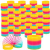 The Dreidel Company Plastic Multicolor Coil Spring, Goody Bag Fillers, Party Favor For Kids, 3' Inches (80Mm) (40-Pack)
