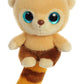 Aurora® Vibrant Yoohoo® Roodee™ Stuffed Animal - Eye-Catching Display - Whimsical Cuteness - Brown 5 Inches
