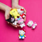 Micro Teenies Mini Plush Figures 6 Pack - Hello Kitty & Friends, Soft Polyester Toys for Kids Ages 4+