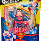 Heroes of Goo Jit Zu DC Superman Hero Set - Soft, Sliey, Elastic Heroes 41233 Red/Blue