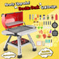 Wdebay 2-Layer Bbq Toy Grill With Big Playset Gifts|Kids Outdoor Toys For Toddlers 3-5 6| Pretend Outdoor Toddler Boy Toys For 3