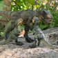 Gemini&Genius 3-Piece Dinosaur Set With T-Rex & Cubs, Action Figures, Moveable Jaw, Cake Topper, Party Gift For Kids 3-12 Years Old
