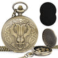 Kabinka DND Dice Set, 7pcs Mini Metal Dice with Pocket Watch Shell, Portable D&D Dice with Necklace, Dungeons and Dragons Dice f