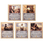 Tabletop Monthly Professions Victory Point Cards With Bricklayer, Stonemason, Farmer, Shepherd And Lumberjack, Compatible With C