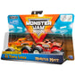 Monster Jam El Toro Loco vs Monster Mutt Monster Truck Duo Pack- True Metal 1:64 Scale Die-Cast Twin Showdown Pack- BKT Tires Wo