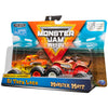 Monster Jam El Toro Loco vs Monster Mutt Monster Truck Duo Pack- True Metal 1:64 Scale Die-Cast Twin Showdown Pack- BKT Tires Wo
