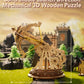 Rokr Diy Wooden Catapult Kit-3D Wooden Puzzle For Adults-Wood Ballista Model Building Kit-Stem Gift For Boys And Girls