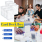 Deekin 18 Packs Deck Cards Box Trading Card Storage Box Case Carrying Case For Family Party Games Supplies(Clear,4 X 2.8 X 2 Inc