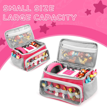 Portable Carrying Case Compatible With Toniebox Starter Set And Tonies Figurines, Storage Musical Toy Carrying Bag For Toniebox