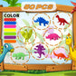 LilyBeauty Water Growing Dinosaurs - 50 Pack  Individually Wrapped Favors  Expandable Animals Toy - Party Supplie