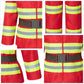 Child Fire Fighter Chief Role Costume Red For Kids(130Cm 6-7 Years)