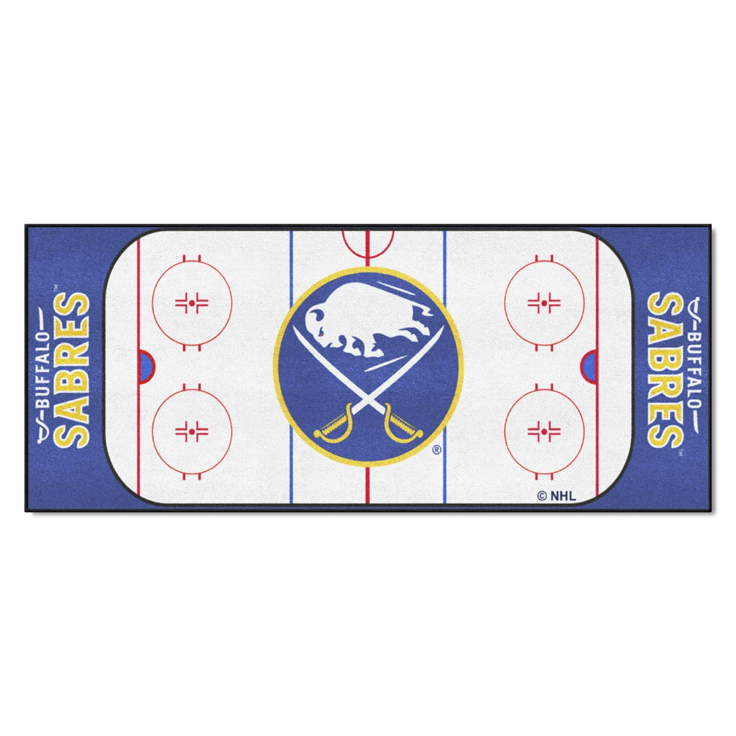 FANMATS 10510 NHL - Buffalo Sabres Rink Runner - 30in. x 72in.