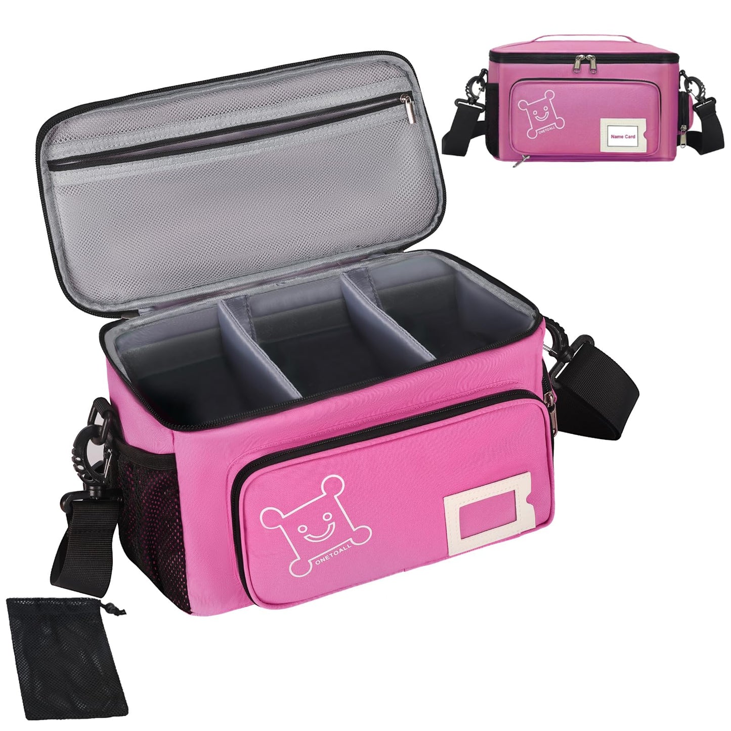 Onetoall Portable Carrying Case Compatible With Tonies Audio Player Starter Set, Tonies Figures Characters, Headphones And Charg