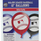 Vibrant Red & White Rawlings Major League Baseball Latex Balloons - 12' (12 Packs Of 6) - Perfect For Game Day, Celebrations & Sports-Themed Parties - Total Of 72 Pc