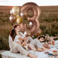 Katchon, Coffee Brown Number 3 Balloon - 40 Inch | Giant, 3 Balloon Number, 3Rd Birthday Decorations For Girls | 3Rd Birthday Decorations For Boys | 3 Year Old Birthday | Dinosaur 3Rd Birthday Decor