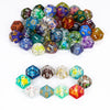 HDdais 10 Pack of D12 Dice Random Color D12 Polyhedral Dice Set, 12 Sided D&D Dice for DND RPG MTG Table Games Dungeons and Drag