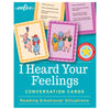 Eeboo: I Heard Your Feelings, Conversation Flash Cards, Reading Emotional Situations, Develop Social And Emotional Intelligence, For Ages 3 And Up