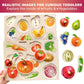 Quokka Wooden Puzzles For Toddlers 1-3 - 8Xset Toddler Puzzles Ages 2-4 With Rack - Learning Alphabet, Numbers And Animals Toy Puzzles For Toddlers 3-5 - Wood Games Gift For Boys And Girls