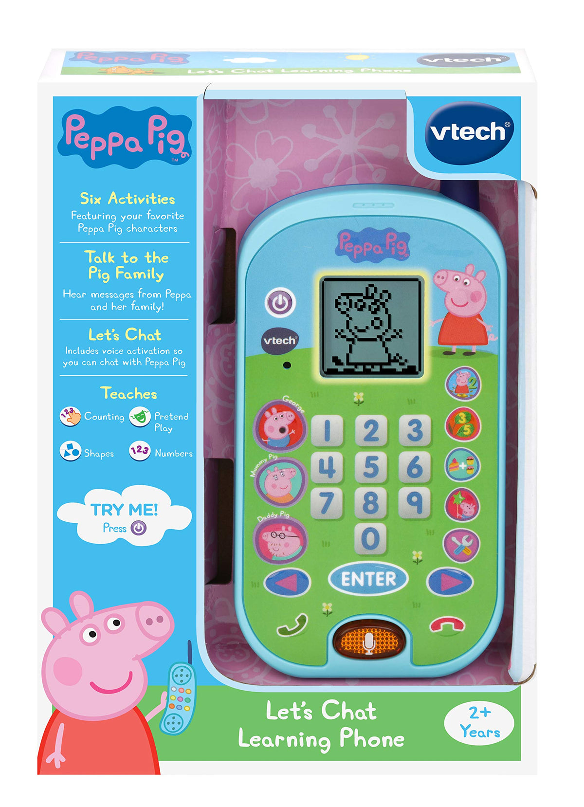Peppa Pig Mobile Play set Let's Chat Learning Phone