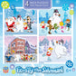 Frosty The Snowman - 4-Pack 100Pc Puzzles