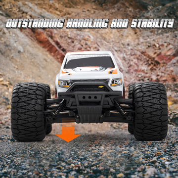 BEEZRC FMS 1/24 RC Monster Truck Colorado FMT24 Fast Drift RC Car Licensed Chevy RC Offroad RTR Electric Hobby Radio Controlled