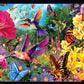 Buffalo Games Hummingbird Garden 1000 Piece Jigsaw Puzzle, Large, Multicolor, Paperboard, Model 11708