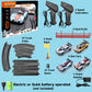 Electric Racing Track Sets For Boys And Kids Including 4 Slot Cars 1:43 Scale And 2 Controllers, Gift Toys For Children