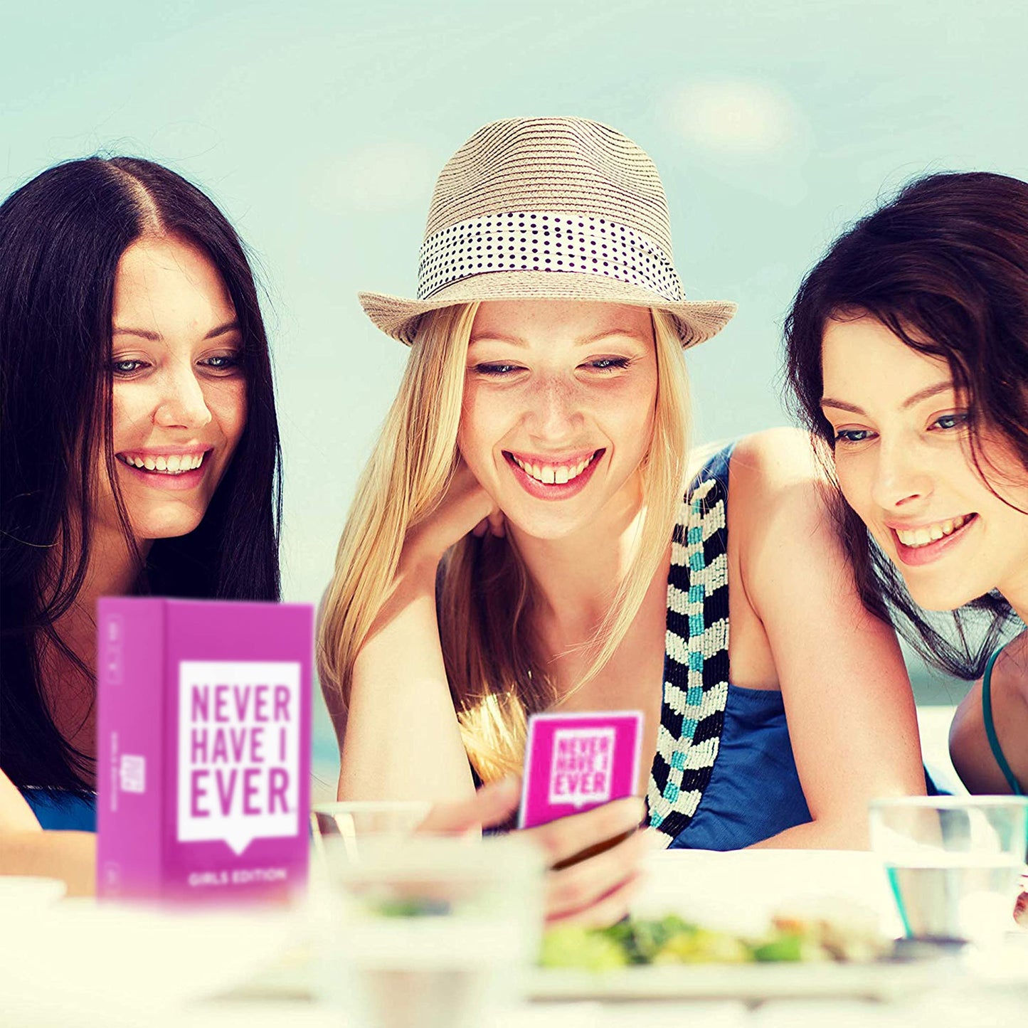 Never Have I Ever Girls Edition Card Game - Fun Pink Bachelorette & Adult Party Game for Interactive Nights, Icebreakers, Gift Giving!