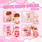 Hanaive 4 Pcs 4 Inch Mini Baby Dolls Lifelike Realistic Baby Dolls Animal Clothes Cute Tiny Babies Gifts For Kids Birthday Baby