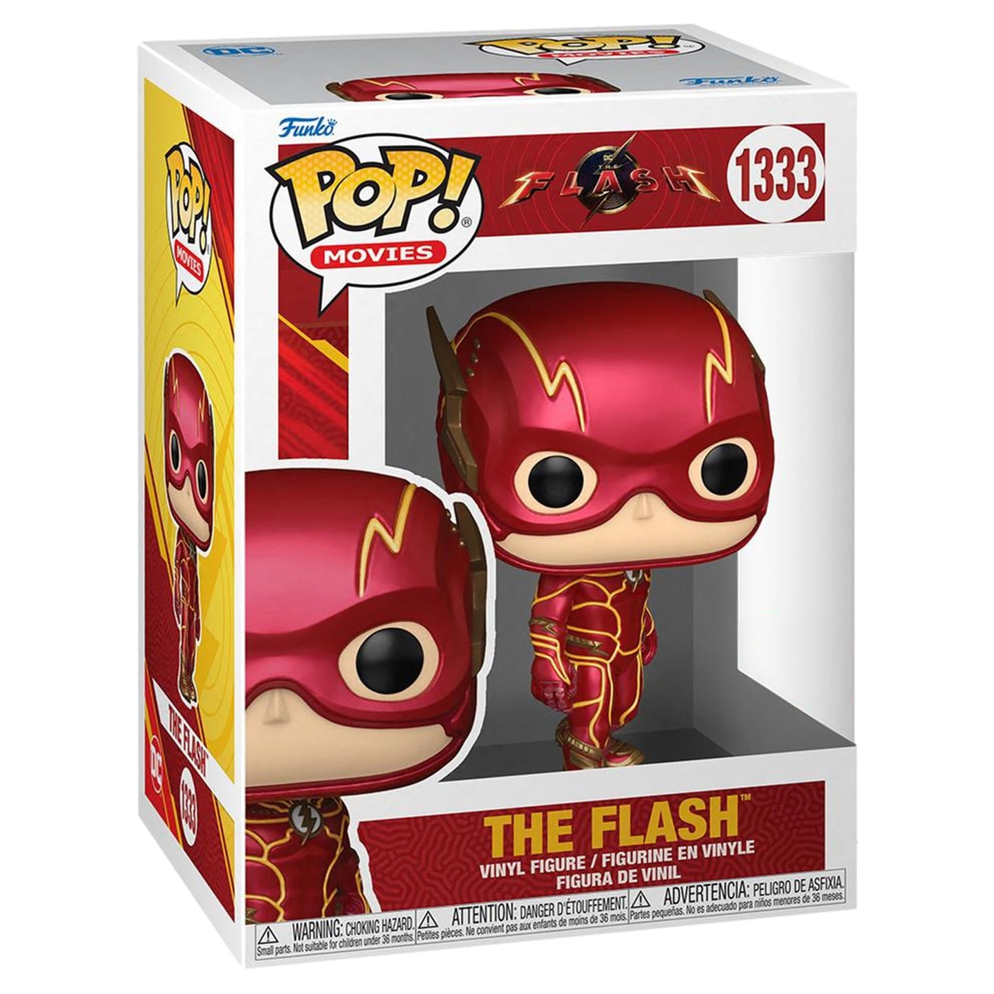 Funko Pop! Movies: The Flash (2023) Metallic Special Edition Multicolor limited availability Vinyl Figure #1333