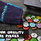 Hexaquest: The Strategic Trivia Board Game – 1500 Questions, 6 Categories, 65 Hexagon Tiles, Premium Bag – Fun, Quick To Learn, Perfect For Game Nights, Families & Parties