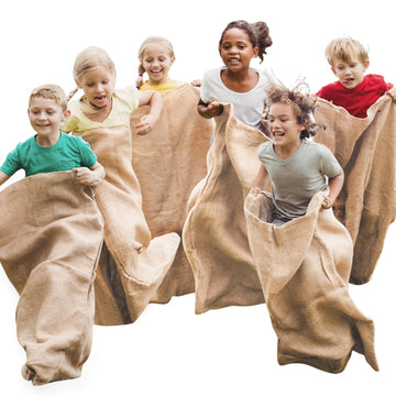 Joyin 6 Pack Large Burlap Potato Sack Race Bags, 39' X 25' Potato Sacks Racing Bags For Kids & Adults,Outdoor Play, Family Reunion, Outdoor Picnic Party, Outside Yard Lawn Easter Carnival Games