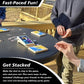 Coinhole Desktop Game Coin Bouncing Party Game Set | Tabletop Cornhole Board Game | Small Cornhole Travel Game Includes Coins (P