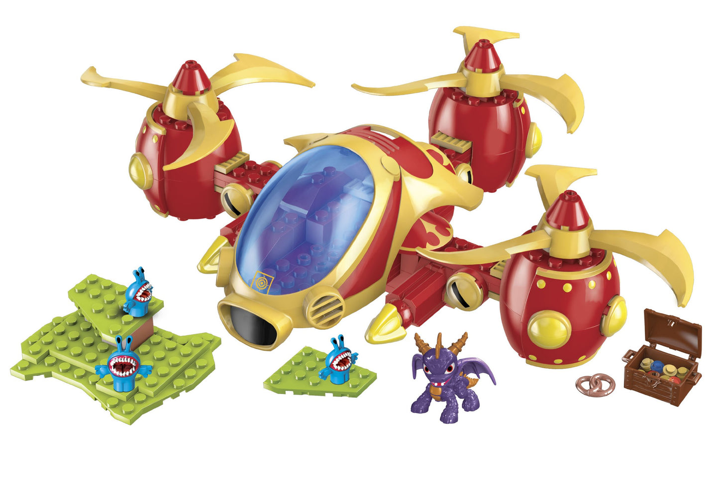 Mega Bloks Skylanders Arkeyan Copter Attack