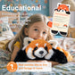 Chongker Red Panda Plush Toy, Large Weighted Stuffed Animal, Handmade Polyester, Cute Red and Brown, Model BPWild-A0001
