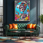 Halloween Sugar Skull 500 Piece Jigsaw Puzzle for mature-themeds Day of The Dead Puzzle with Vibrant Floral Skull Butterflies Playing Cards Art Challenging mature-themed Jigsaw Puzzles for Game Night(15 x23 )